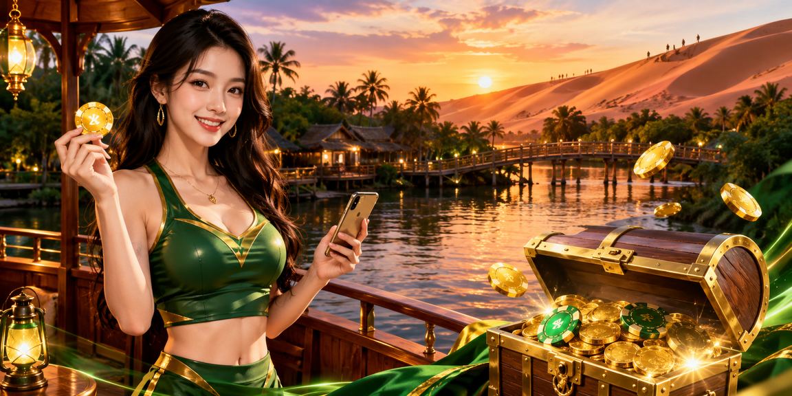 Người mẫu dùng điện thoại đăng ký tài khoản trên nền casino online